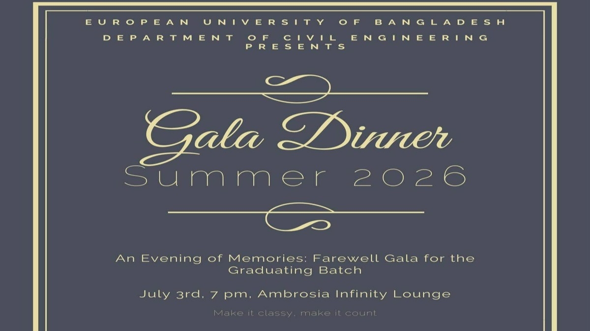 Gala Dinner Summer 2026