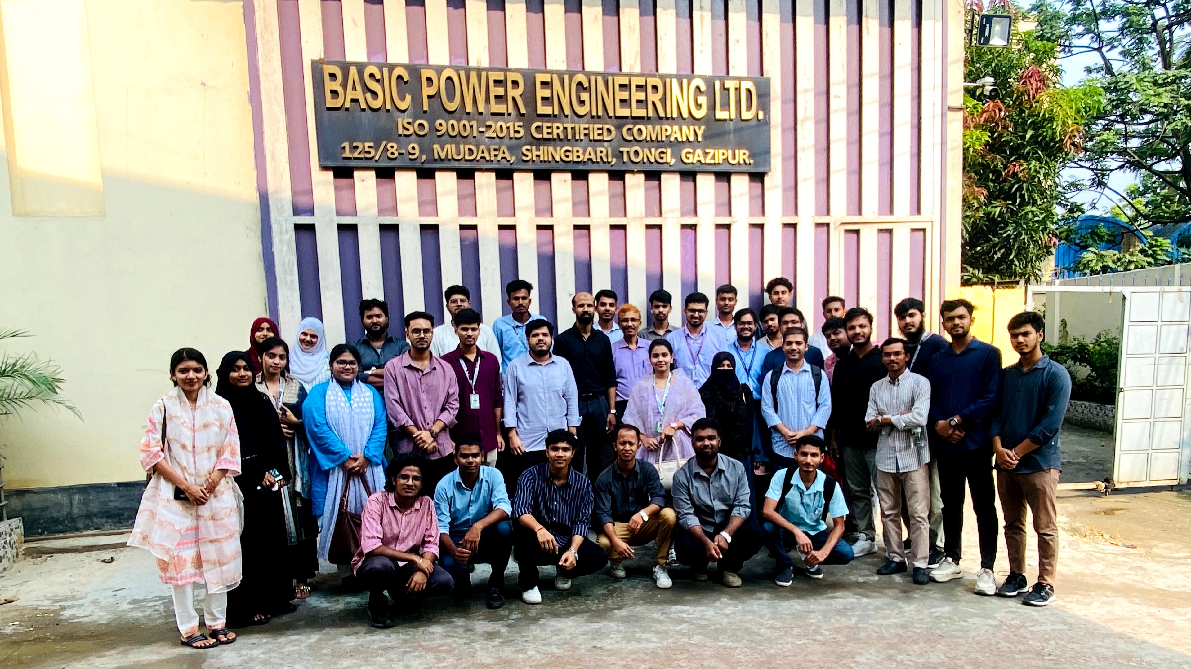 EEE Students Visit Basic Power Engineering Ltd. and BPTI